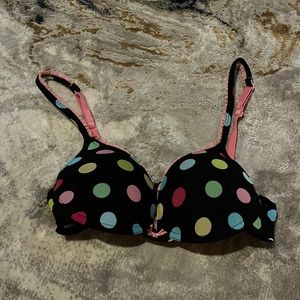 So Black Push Up Bra with Lace